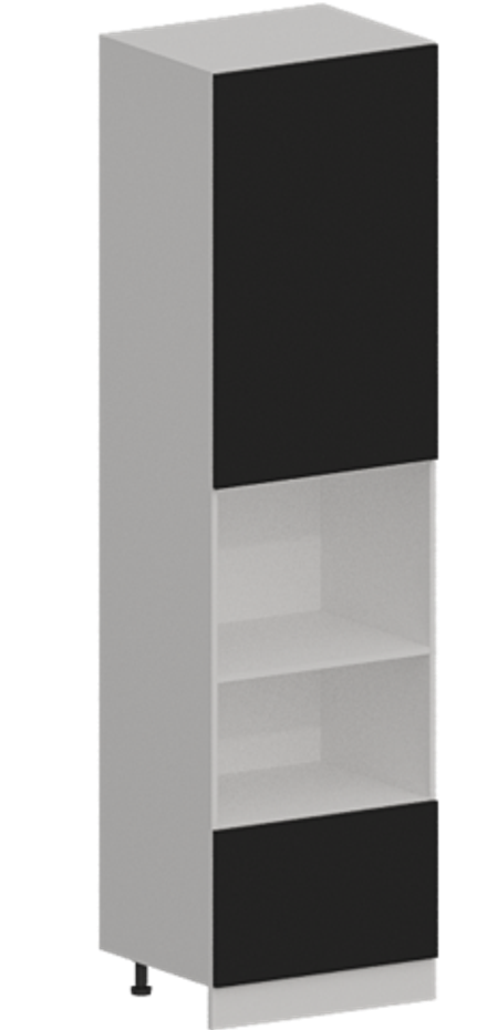 Кухня Модуль ШП 606М Вотан / Черный матовый