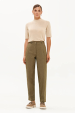 31188 Джинсы женские (оливковый джинс)