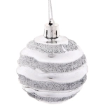 Новогодние шары 6 см (набор 3 шт) «Сказочное сияние», микс