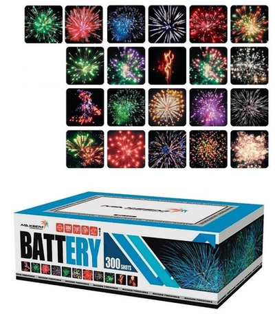 Батарея салютов "Battery" MC147 300 залпов * 0.8"