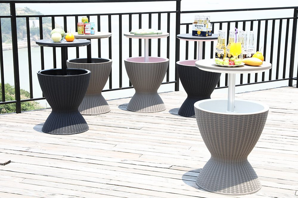 Стол пластиковый мини-бар Tagliamento Belle Cool Bar, тортора