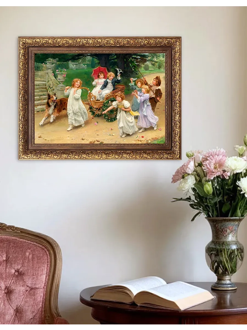 Картина на стену интерьерная на холсте "Дети"