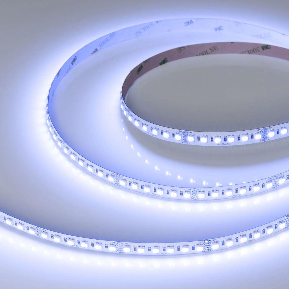 Светодиодная лента RT-H120-10mm 24V RGBW-Day-4-in-1 (25 W/m, IP20, 4040, 5m) (Arlight, Открытый) 048747