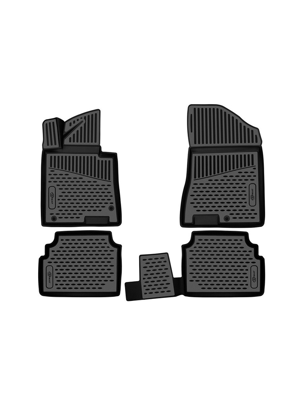 Коврики в салон для KIA K5 (III) 2020-, седан, 4шт. (Повышенная устойчивость, повышенная износостойкость) FORMAT.3DA0N113210K