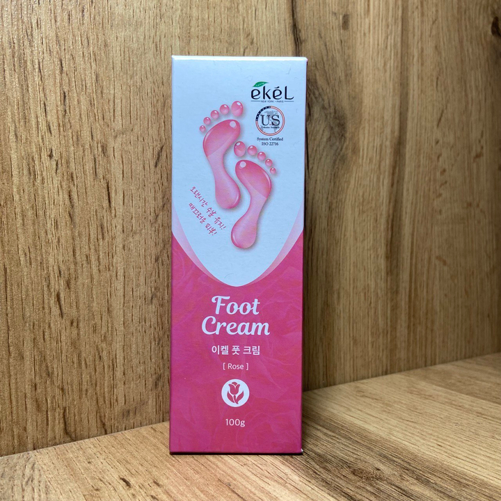 Крем для ног Ekel Foot Cream Rose с ароматом розы 100 мл