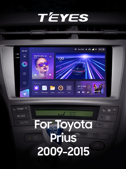 Teyes CC3 2K 9"для Toyota Prius 30 2009-2015