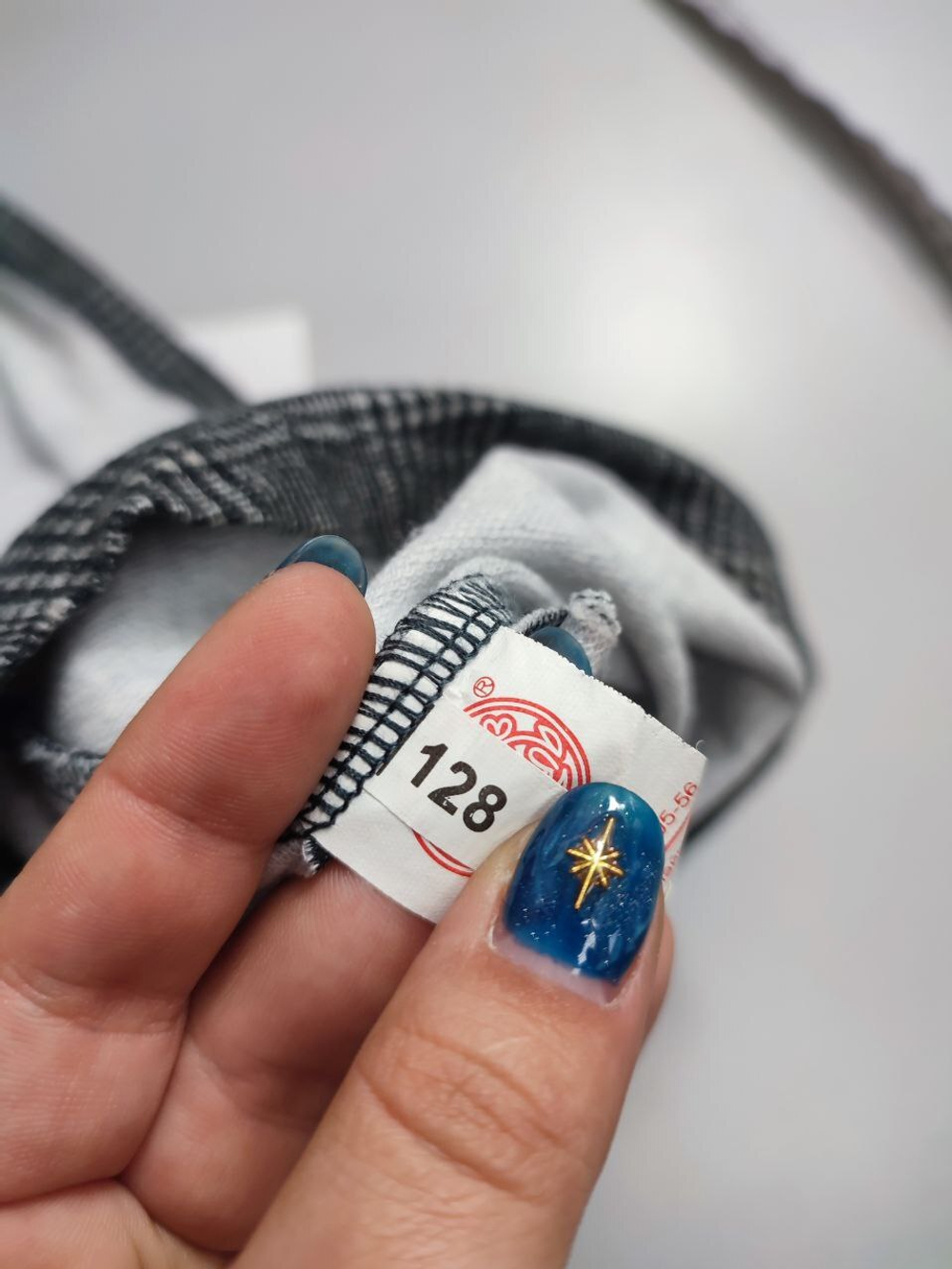 Юбка "Апрель" в клетку на 8 лет