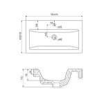 Умывальник мебельный IDDIS Optima Home, 70 см, 015, 0157000i28