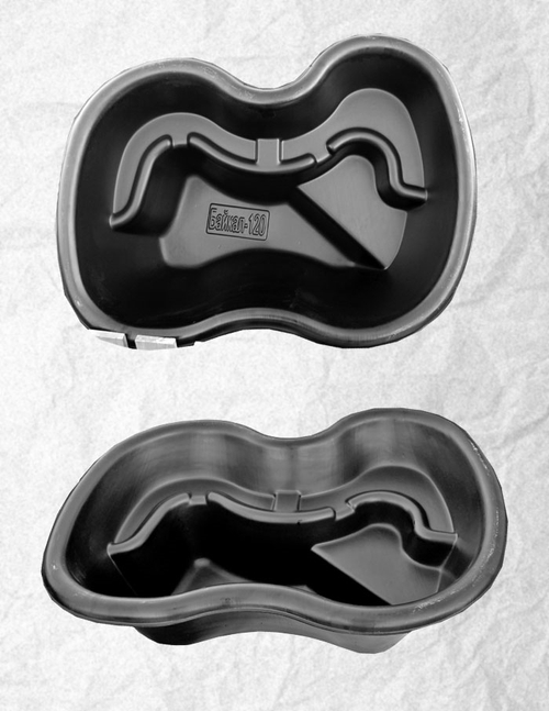 Пруд 120 черный (1110х820х360)