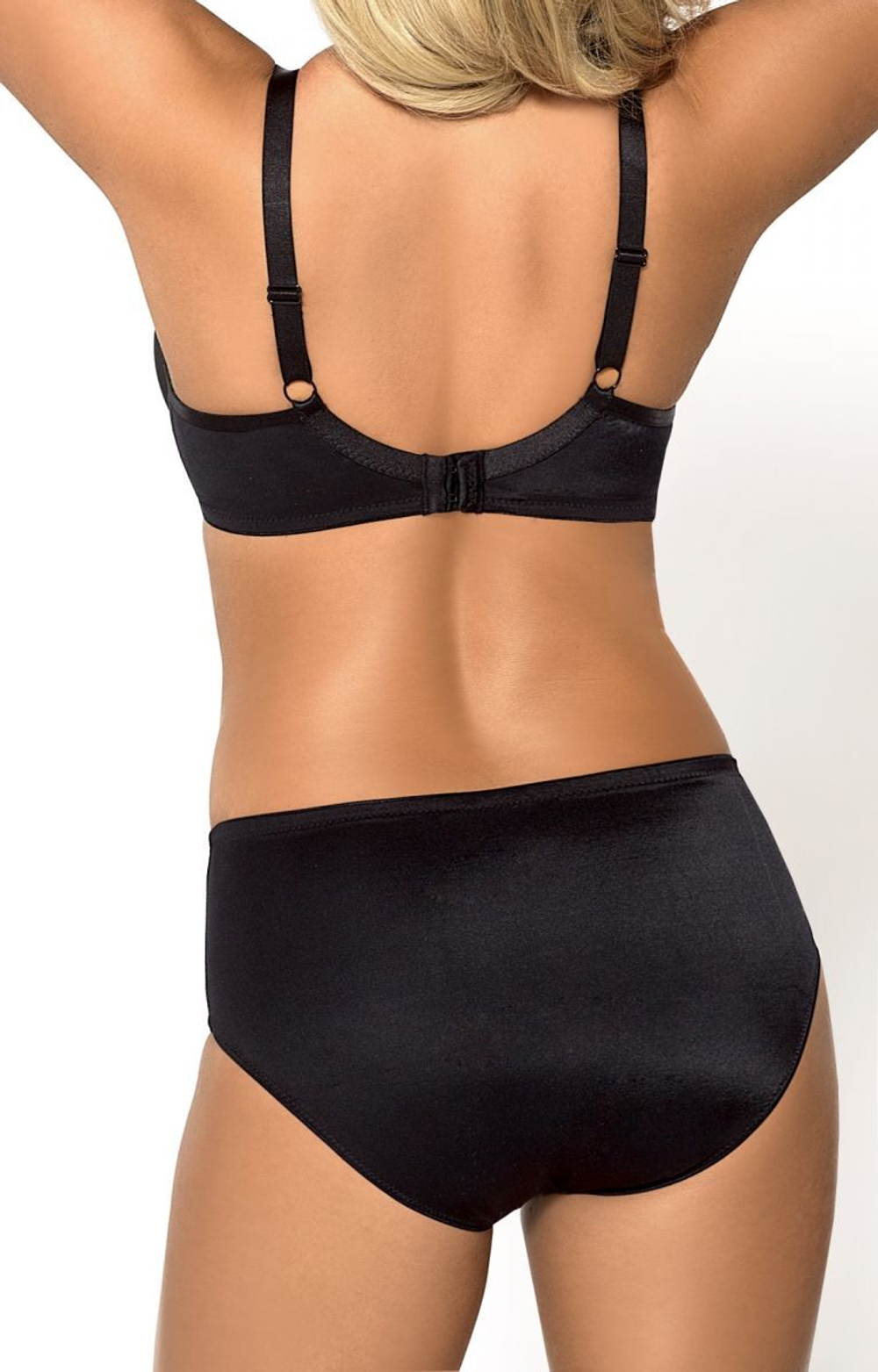 Бюстгальтер Anna с гладкой гибридной чашкой (Размер: 65F) (Цвет: черный)