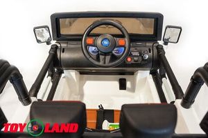 Детский электромобиль Toyland Jeep WHE 1688 белый