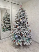 Заснеженная елка «Аляска» (Литая+пвх) 270 см / 2.7 м