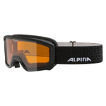 Очки горнолыжные ALPINA Scarabeo Jr. Black Matt/Orange S2 (б/р)