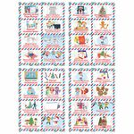 Фетровый адвент-календарь 100x50 см, 24 украшения, 31 задание + 1 в подарок, 3 м гирлянда, ЗОЛОТАЯ СКАЗКА, 592140