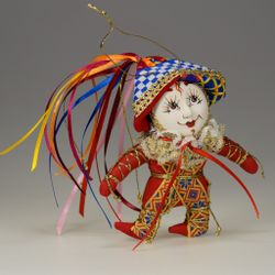 Ёлочная игрушка "Скоморох"