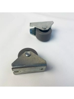 Опора роликовая 302 с резиновым колесом D28, 2 шт