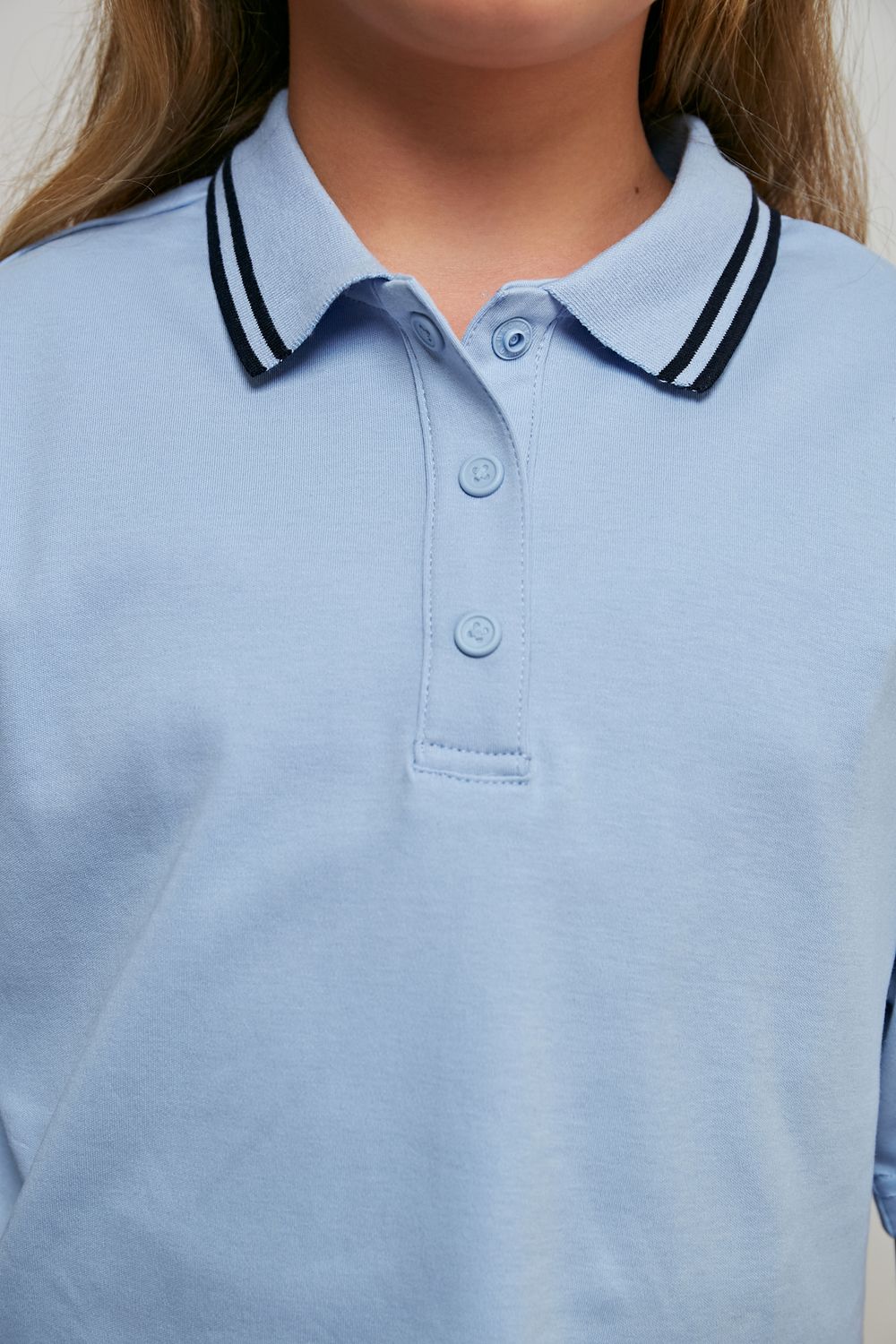 Блуза-поло к/р трикотаж д/д DELORAS 63922ZS