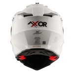 Шлем AXOR X-CROSS DUAL VISOR SC, с визором, цвет белый (L)