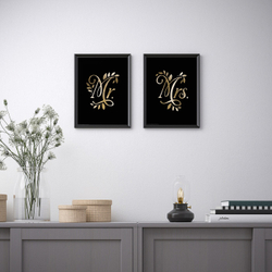 IKEA BILD  (ИКЕА БИЛД)  -  Плакат, Мистер и миссис, 30x40 см