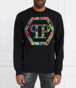 Худи Embroidered LS Philipp Plein - черный(MJO1135 PJO002N)