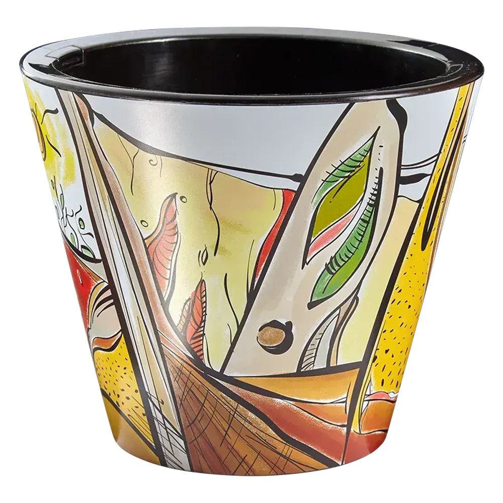 Кашпо для цветов пластиковое 3л d-19 см «Классика» Мираж