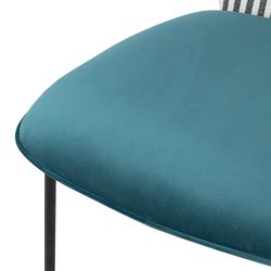 Стул Pompadour, велюр, изумрудный