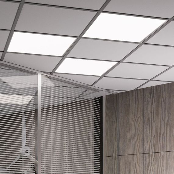 Встраиваемый светодиодный светильник Gauss с равномерной засветкой 842161340