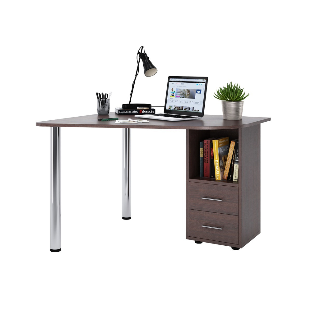 Угловой письменный стол ДОМУС Ким венге (левый)