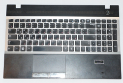 Клавиатура для ноутбука Samsung NP300V5A с топкейсом, BA75-03317C BA59-03075C BA81-14269A