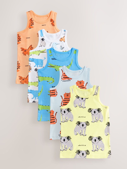 Носки хлопковые для мальчика Next 120-265, 7 шт., Бежевый, Коричневый, Серый