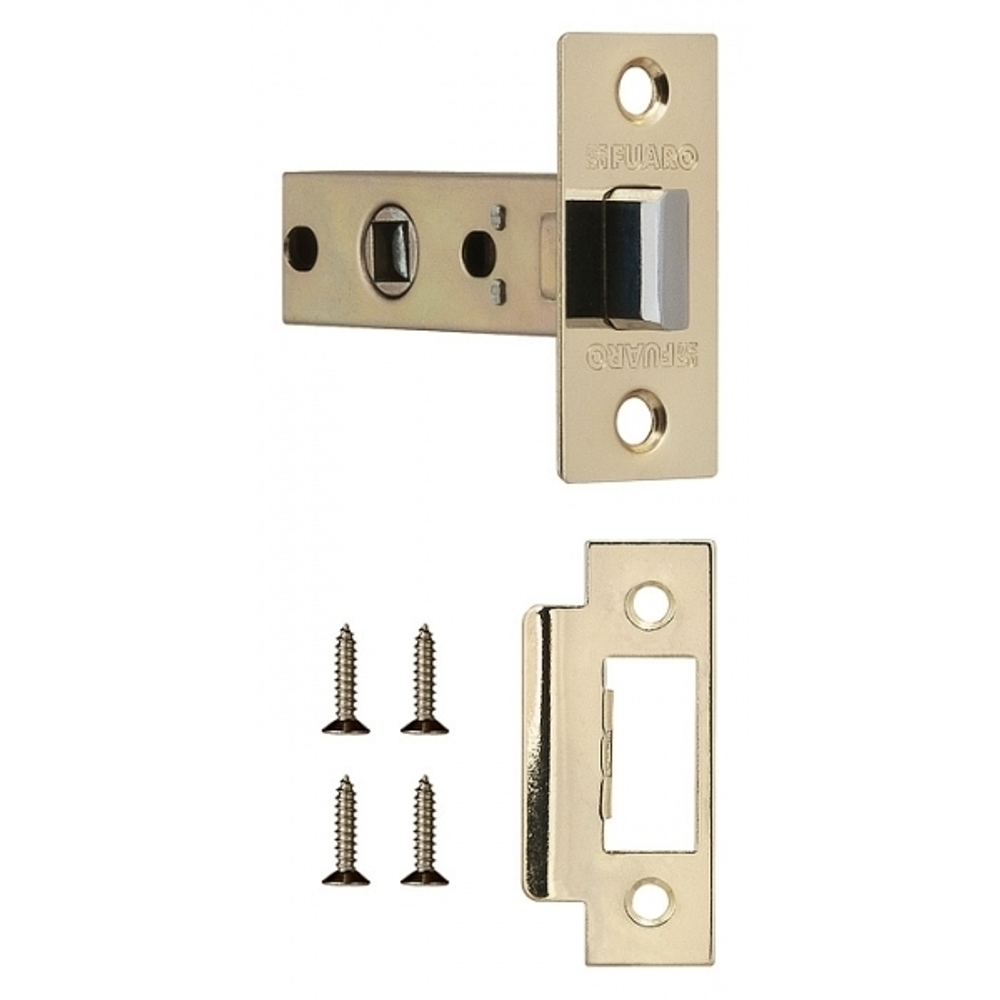 Защелка врезная металл Фуаро F12-45-25 GP, цвет золото (гарантия - 12 месяцев)