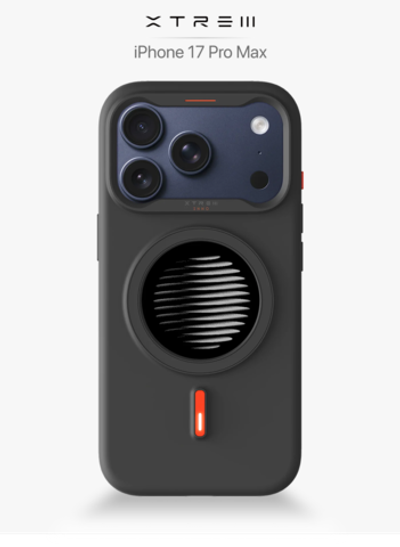 XTREM Чехол для Apple iPhone 17 Pro Max с экраном на задней панели, черный