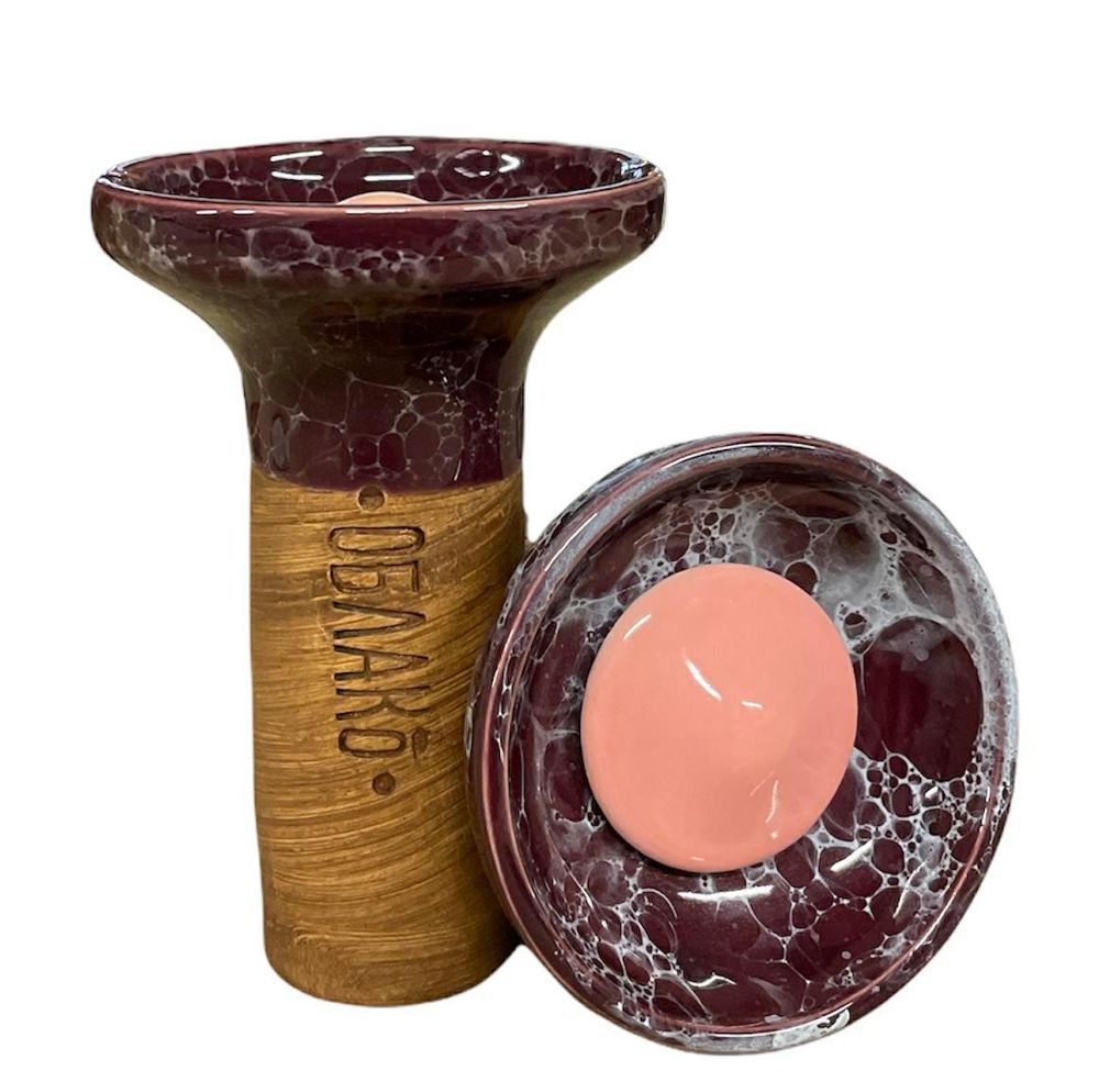 Oblako Flow Pink on Wine Marble