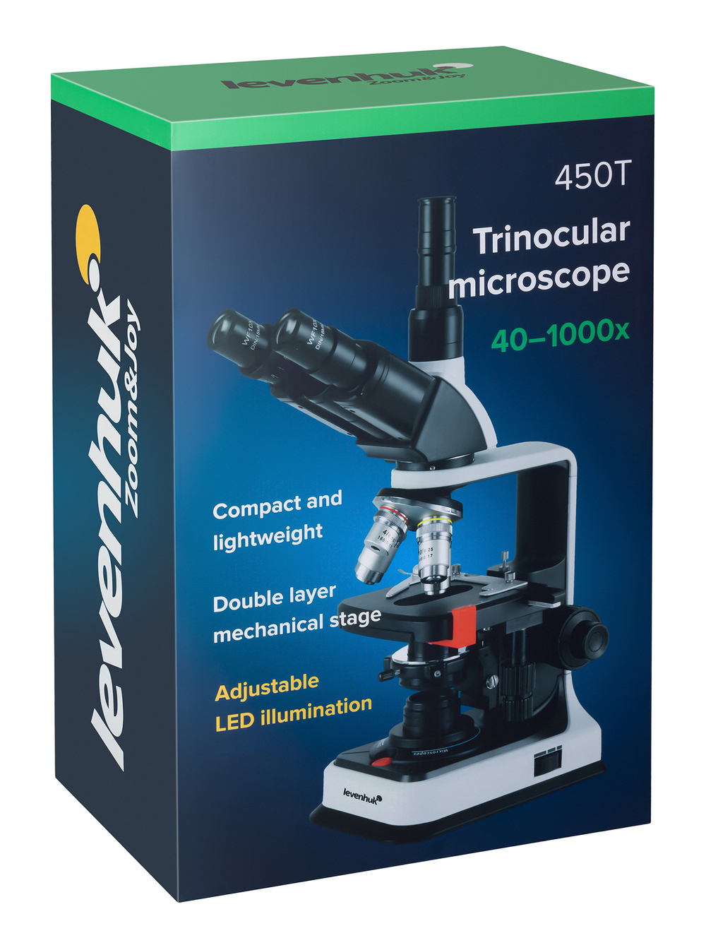 Микроскоп Levenhuk 450T, тринокулярный