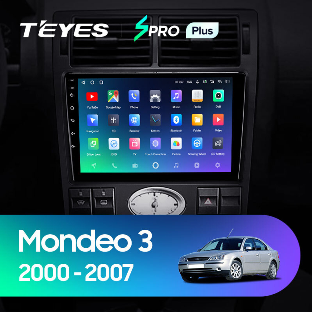 Teyes SPRO Plus 9"для Ford Mondeo 3 2000-2007 (тип2)