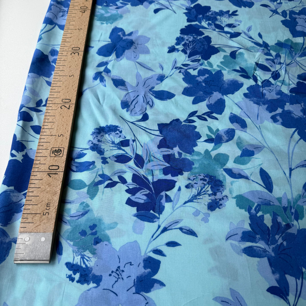 Вискоза (штапель) Синий закат