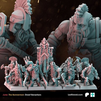 Миниатюра Dwarf Bersekers