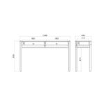 Консольный стол BERGEN BG002