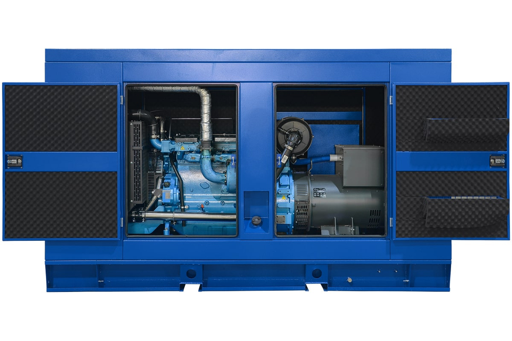 Дизельный генератор (100 кВт) ТСС АД-100С-Т400-1РКМ9 в шумозащитном кожухе