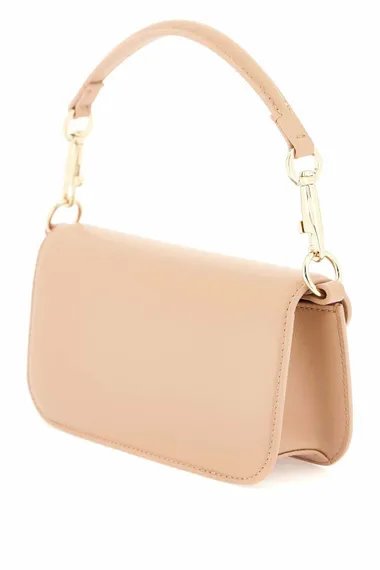Маленькая сумка на плечо Valentino Small Locò персиковый