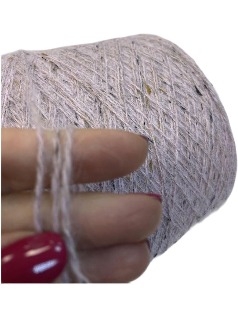 Пряжа на бобине Ангора Твид (Италия) 75% ангора 5% вискоза 20% п/а 100г-450м 245г