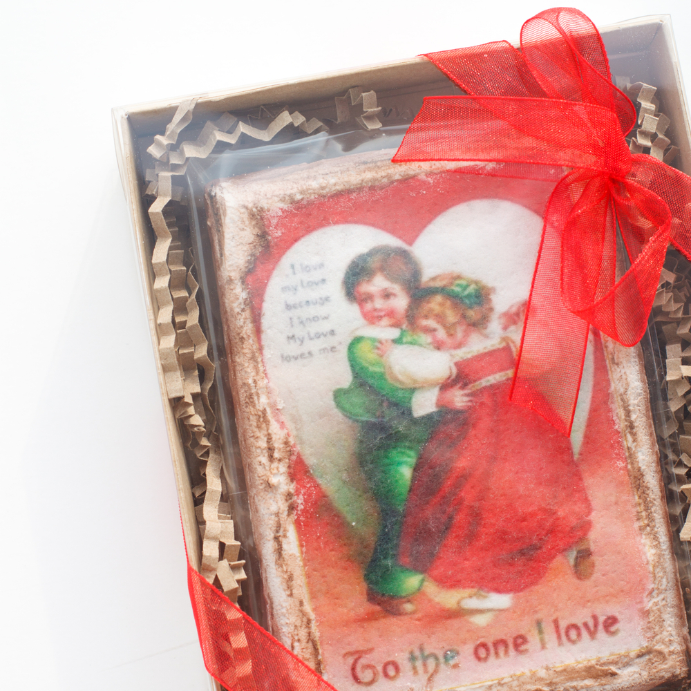 Пряник "Винтаж - дети танцуют"