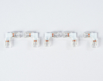 Соединитель угловой L для светодиодной ленты COB 8mm 12/24V (2 конт.) GS6851 (5шт)