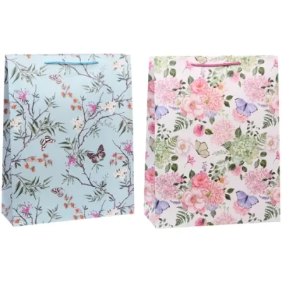 Пакет подарочный «Луговые цветы» 31*40*12 см, микс