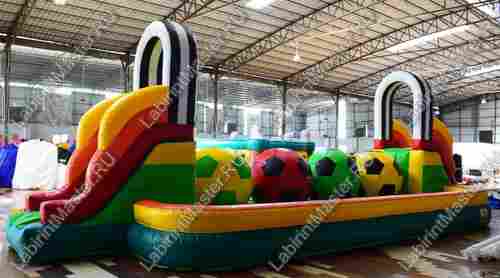 Коммерческий надувной батут "Футбольная площадка" 12*5*4 м