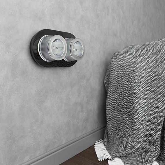 Рамка на 2 поста черная Werkel W0025108 4690389166457