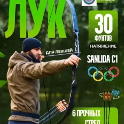 Лук cпортивный олимпик со стрелами