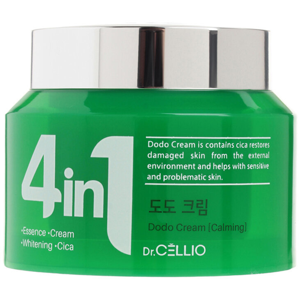 Успокаивающий крем с центеллой Dr. CELLIO G50 4 in 1 Dodo Cream (Cica) (70 мл)