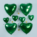 Сердце 18" Изумруд сатин / Emerald Green Gr