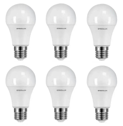 Ergolux Лампа LED-A60-11W-E27-6K, ЛОН, дневной свет, 6 шт
